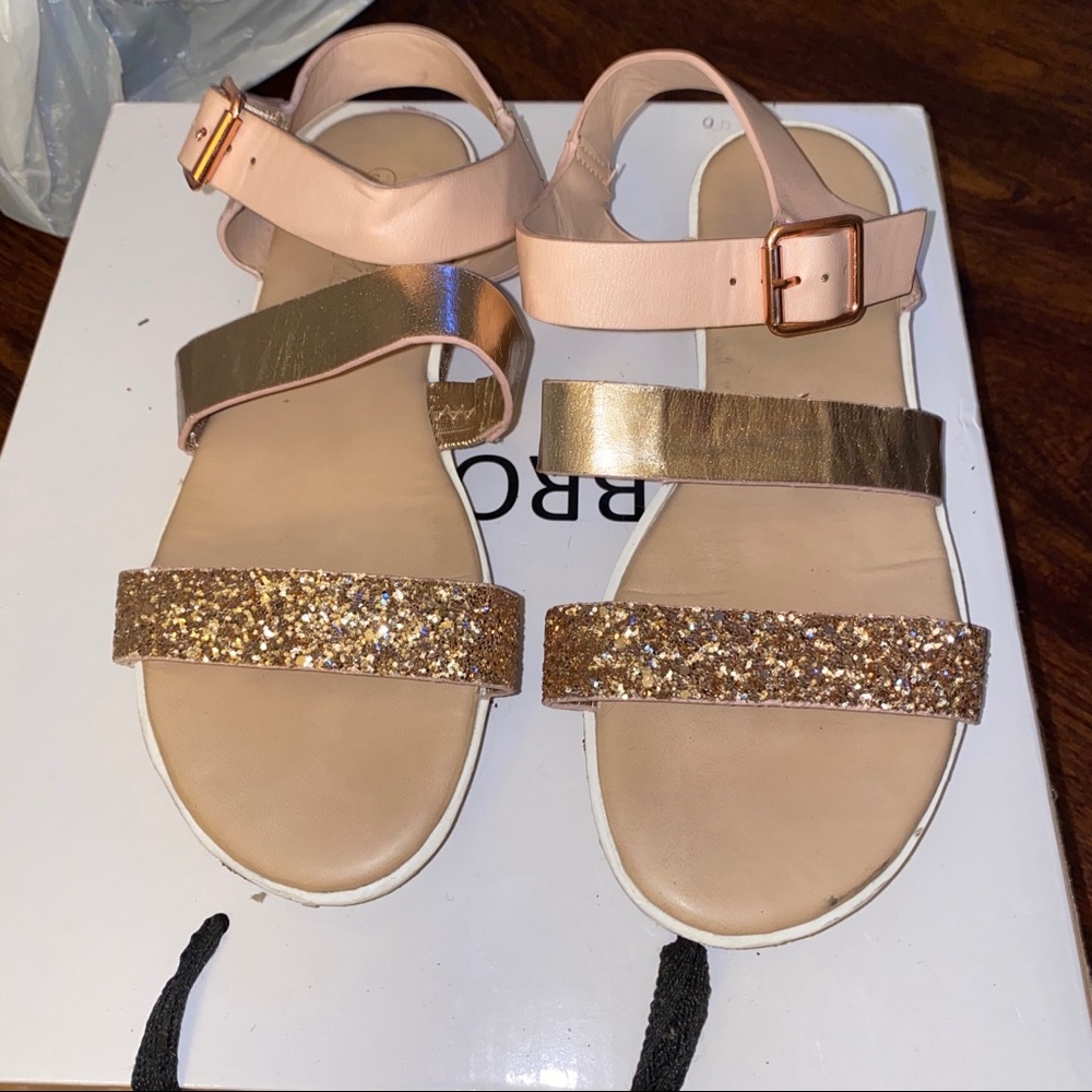 Glittery sandals